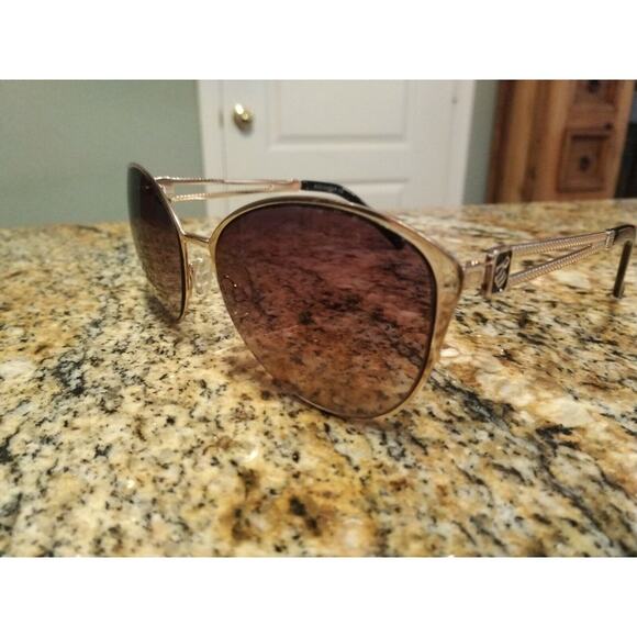 Women's ROCAWEAR R591 gldbk gold cat eye sunglasses - Picture 2 of 12